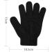SDENSHI 6Pcs Exfoliating Gloves - Full Body Scrub Accessories for Men & Women | Black - Perfect for Shower & Bath - Buy Online on GoSupps.com