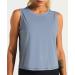 Dragon Fit Sleeveless Yoga Workout Cool T-Shirt Running Tank Crop Top - Medium Blue - Buy Online on GoSupps.com
