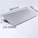Large Kerb Ramps Heavy Steel Threshold ramps Car Threshold ramps Curb ramps Can be Used Under 3 tons Silver (Silver) - Buy Online on GoSupps.com