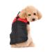 Ectkuee Waterproof Dog Coat Jacket Warm Padded Puffer Pet Dog Puppy Clothes Vest (Red L) L Rouge