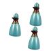 Zerodeko 3pcs Aromatherapy Bottle Bottled Ceramics Essential Oil Bottle 11X6cmx3pcs Bluex3pcs