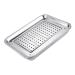 Alipis Dessert Serving Tray Food Server Tray Breakfast Tray Tea Cup Tray Tea Tray Japanese-Style Silver 36*27CM