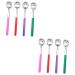 FOMIYES 8 STK claw scratches back scratches made of stainless steel hand scrubber handmade hand massager Hand tools stainless steel spatula Massage wooden tools care man mx2pcs such as shown