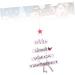 COHEALI Wooden Craft Decorations Emblems Wooden Christmas Decor Hanging Wooden Decorations Pendant Large White Size 1 - Buy Online on GoSupps.com