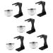 Minkissy 5 sets of razor set soap shell made of stainless steel husband gifts shaving soap peel shaving stand and bowl shaving brush bar razor stand shaving shell vati shave acrylic razors different colors x 5 pieces 12x7.2cmx5pcs