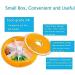 Weekly Pill Box - Cute Round Travel Organizer with 7 Compartments (Pack of 3) Perfect for International Use - Buy Online on GoSupps.com