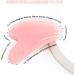 Heart-Shaped Gua Sha Board - Pink Jade Stone Facial Massager for Beauty Relaxation & Eye Care - Buy Online on GoSupps.com
