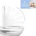 D Shaped Soft Close Toilet Seat White Simple Installation with Firmer Top Fixing & Adjustable Hinges Toilet Seats Quick Release Cleaning 9012 Little Surprise - Buy Online on GoSupps.com