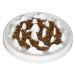 Lorde Slow Feeder Cat Bowls, Ceramic Fun Slow Feed Interactive Bloat Stop Puzzle Cat Bowl Healthy Eating Diet Pet Dog Slow Feeding Bowls fish