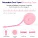 60Inch/150CM Tape Measure Set  Include Black Soft Dual Sided Ruler & Pink Retractable Double Scale Body Measuring Tape  for Body Weight Loss Fabric Sewing Tailor Cloth Knitting Home Craft Measurements - Buy Online on GoSupps.com