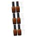 FRCOLOR 3 Sets Spray Bottle Brown Mist Confier Refillable Conf Perfume Travel Cosmetic Bottle with Essential Oils Travel Container Mini Cosmetic Bottle Travel