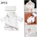 Buy Apofly Baby Bathrobe & Toddler Towel | Newborn Photography Props | White Costume Set (0-3m) - Buy Online on GoSupps.com