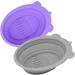 FOMIYES 6 Pcs Makeup Brush Cleaning Pad Cosmetics Brush Scrubber Makeup Washing Tools Scrubber Bowl Makeup Brush Cup Small Makeup Brush Cleaner Cup Fold Travel Cup Brush Silica Gel - Buy Online on GoSupps.com
