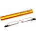 BILIZA Mini Slim Reading Glasses 2.75X - Blue Light Blocking Metal Frame Eyeglasses for Men & Women with Clip International Shipping Available - Buy Online on GoSupps.com
