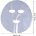 100 Sheets Plastics Film for Face | Skin Care Paper Pre-Cut Facial Paper Sheet - Natural Disposables Plastics Paper Facial Beauty Healthy Tool for Home Salon Beauty Tools/ - Buy Online on GoSupps.com