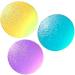 Voarge Hand Therapy Balls - 3 Set Silicone Finger & Wrist Strengthening - Stress Relief & Exercise for Arthrosis - Multi-Color Options - Buy Online on GoSupps.com