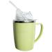 Beakers for Elderly 350ml Spill Proof Adult Sippy Cup with Straw 3-in-1 Stainless Steel Dysphagia Cups with Handle Adult Drinking Cup for Elderly Disabled Patient Maternity Kids Sippy Cup