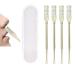 2-in-1 Nasal Hair Cutter 2024 new double-sided nose hair cutter 360 Rotating Nose Hair Shaver with Ear Spoon Suitable for Men and Women Portable Nose Hair Cutter Manual Nose Hair Trimmer (White)