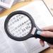 Reading Magnifying Glass Portable Handheld LED Illuminated Extra Large Lens Elderly Children Reading Magnifier Made in China - Buy Online on GoSupps.com