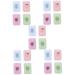 Homsfou glass container 20 STK contact lens container travel case for contact lenses plastic container travel set for contact lenses lens holder lens travel case care organizer plastic
