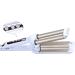 Shop Hair Curler 3 Barrel Triple Barrel Curling Iron - Beach Waves & Curls for Medium Long Hair | Ceramic Waver & Crimper Tool - International Shipping Available - Buy Online on GoSupps.com