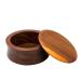 Grandslam wooden shaving bowl with lid shaving soap bowl for men lightly foaming for wet shaving Braun-1