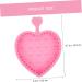DOITOOL Makeup Brush Cleaning Pad Cleaning Tools Makeup Brush Cleaners Makeup Brush Cleaner Mat Heart Brush Cleaner Pad Mat for Brush Cleaning Brush Cleaning Mat Gloves Silica Gel Make up 12x9cm Pink - Buy Online on GoSupps.com