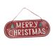 FUNOMOCYA Ornament Emblems Christmas Hanging Plaque Christmas Door Signs Decorations Decorative Items Window