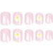 24pcs Light Purple Daisy Flower Stick on False Nails | Removable Press on Nails for Women/Girls - 0252Y90 - Buy Online on GoSupps.com