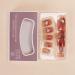 24Pcs/Set Press On Nails Mid length Ins Style With Diamond False Nails Acrylic Fake Nails Full Cover Nails Tips Artificial Finger Manicure Press on nails for Women and Girls - Buy Online on GoSupps.com