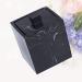 FBWSM Marble Cotton Swab Box with Lid - Stylish Glass Black Holder for Makeup Cotton Swabs | International Shipping Available - Buy Online on GoSupps.com