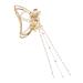 POPETPOP hairpin Metal Hair Claw Clips metal hair clips for women Big Jaw Clips for Hair Long Hair Clips hair jaw clip claw clips for hair Fashionable Hair Clamp Zinc alloy large girl pearl