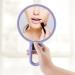 Fuhuim 1x15x Double-Sided Handheld Mirror - Portable Magnifying Travel Mirror for Women & Girls (Purple) - Buy Online on GoSupps.com