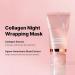 Collagen Night Wrapping Mask Collagen Overnight Wrapping Peel Off Facial Mask Bio Collagen Face Mask Overnight for Smooth & Youthful Skin - Buy Online on GoSupps.com