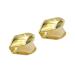 2Pcs dental veneers Hip Hop Teeth Cap Single Tooth Braces Shiny Decoration For Men Women Hip Hop Teeth Decoration Teeth Accessories dental grills bottom Golden single tooth top