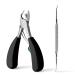 MR.GREEN Toenail Clipper Stainless Steel Ingrown Nail Cutter Good at Cutting Thick and Hard Nails Pedicure Tools (Black+Nail Remover)