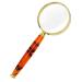 Magnifier Metal Hand-Held Magnifying Glass Imitation Handle High-End Gift Parents Elderly Students Reading Lofty Ambition