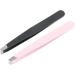Black and Pink Practical Eyebrow Clips Eyebrow Tweezers for Home Salon - Buy Online on GoSupps.com