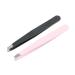 Eybrow clips 2 pieces of stainless steel-eyes brow's tweezers for facial hair removal durable and portable make-up beauty tool eyebrow make-up tweezers for all people