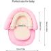 AIPINQI 2-in-1 Baby Head Support for Car Seats - Soft Infant Car Seat Cushion for Strollers & Swings in Pink - Buy Online on GoSupps.com