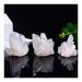 Stone 50-350g Natural White Crystal Cluster Quartz Crystal Health Reiki Stone Raw Point Specimen Home Decor Raw Crystals Crystal Cluster (Color : Crystal Cluster Size : 50-80g) 50-80g Crystal Cluster