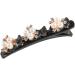hgnxa Hair Clips Boutique Hair Clips Pearls Decorations for Braided Hairstyle Styling Sectioning Delicate Pearls Camellia black - Buy Online on GoSupps.com