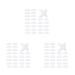 Daweglop 54 Pairs Eyeglass Nose Pads Glasses Silicone Anti-Slip Nose Pads for Glasses Sunglasses (Transparent 1.5 mm)