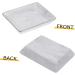 Homsfou 2-Piece Marble Ceramic Tray Set - Multi-Purpose Storage Decor for Valentine's Day - Exquisite Dark Gray 13.8x10.2cm - Buy Online on GoSupps.com