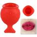 GEKUPEM Silicone Fish-Shaped Lip Plumper Device - Red - Buy Online on GoSupps.com