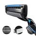 IRVY 3-Blade Razor Refills for Men - Compatible with Gillette Mach3 & Venus - 8 Lubricated Cartridge Refills - Buy Online on GoSupps.com