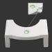 7" Folding Squatting Toilet Stool Foldable Bathroom Stools Toilet Step Stool Comfortable Squat Aid Stool Fits All Toilets  Folds for Easy Storage - Buy Online on GoSupps.com