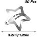 Vhger 30 Pieces Metal Star Hair Clips Snap Barrettes Star Design Metal Hair Clips Hair Accessories Vintage Punk Hair Accessories for Women - Buy Online on GoSupps.com