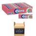Extra Watermelon Flavour Sugar-Free Chewing Gum 10 Pieces 14g - Refreshing Sugarfree Gum with Sweeteners (30 Packs)