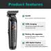 Buy Engraved Hair Clippers with LCD Display for Men | Professional Electric Hair Trimmer - 1400mAh - Buy Online on GoSupps.com